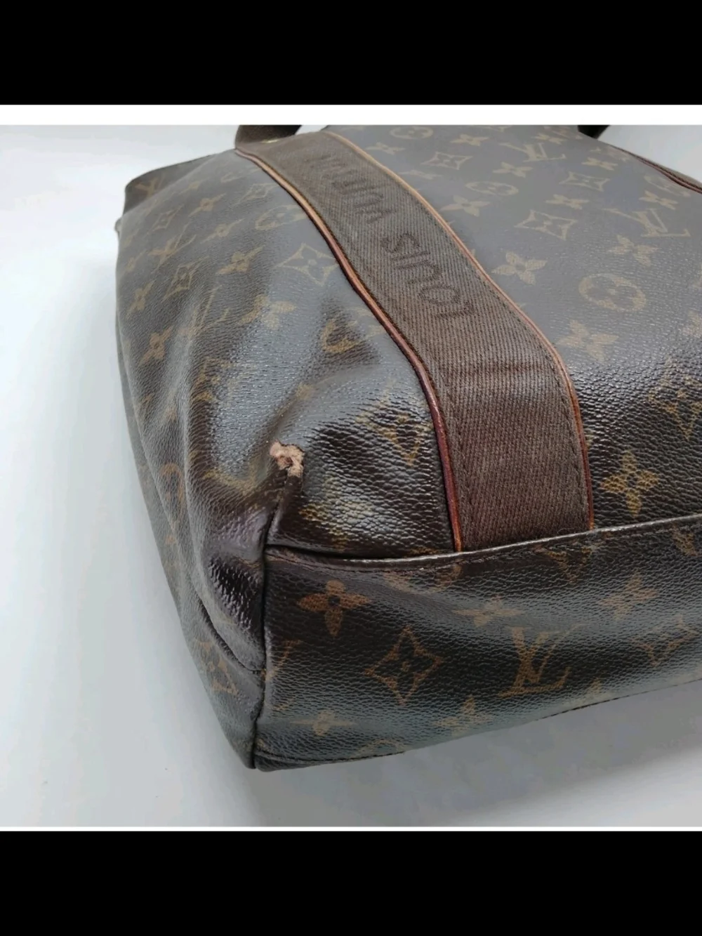 Louis Vuitton Cabas Beaubourg Tote Brown Canvas